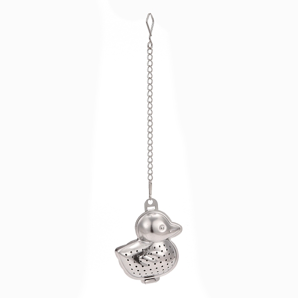PandaHall 304 Stainless Steel Tea Infuser, Duck with Chain Hook, Tea Ball Strainer Infusers, Stainless Steel Color, 165mm Stainless Steel
PandaHall 304 Stainless Steel Tea Infuser, Duck with Chain Hook, Tea Ball Strainer Infusers, Stainless Steel Color, 165mm Stainless Steel