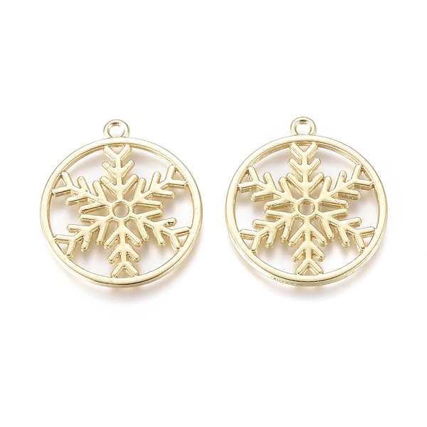PandaHall Christmas Alloy Open Back Bezel Pendants, For DIY UV Resin, Epoxy Resin, Pressed Flower Jewelry, Round Ring with Snowflake, Golden...
PandaHall Christmas Alloy Open Back Bezel Pendants, For DIY UV Resin, Epoxy Resin, Pressed Flower Jewelry, Round Ring with Snowflake, Golden...