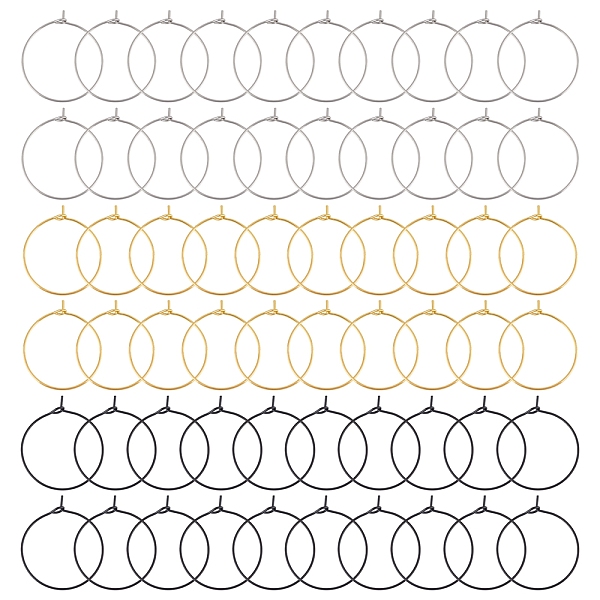 PandaHall DICOSMETIC 90Pcs 3 Style 316 Surgical & 304 Stainless Steel Wine Glass Charm Rings, Hoop Earring Findings, DIY Material for...
PandaHall DICOSMETIC 90Pcs 3 Style 316 Surgical & 304 Stainless Steel Wine Glass Charm Rings, Hoop Earring Findings, DIY Material for...