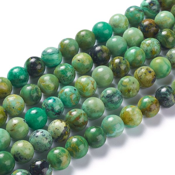 PandaHall Natural Variscite Bead Strands, Round, 6mm, Hole: 1mm, about 70pcs/strand, 15.94''(40.5cm) Variscite Round
PandaHall Natural Variscite Bead Strands, Round, 6mm, Hole: 1mm, about 70pcs/strand, 15.94''(40.5cm) Variscite Round