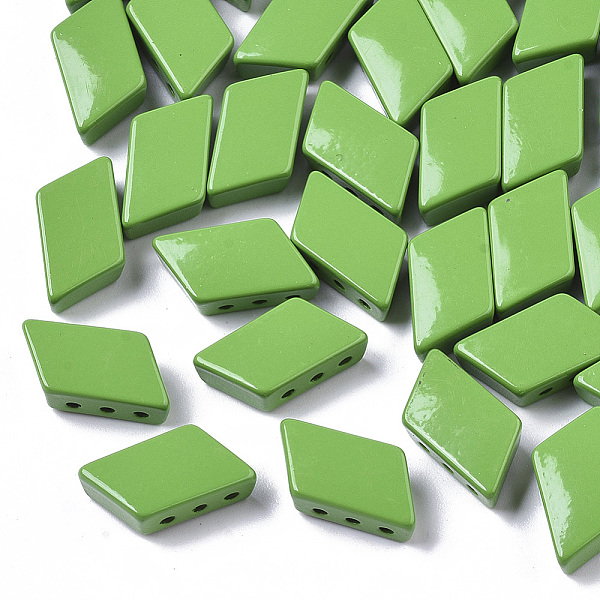 PandaHall Spray Painted Alloy Multi-Strand Links, Cadmium Free & Lead Free, For Tile Elastic Bracelets Making, Parallelogram, Green...
PandaHall Spray Painted Alloy Multi-Strand Links, Cadmium Free & Lead Free, For Tile Elastic Bracelets Making, Parallelogram, Green...