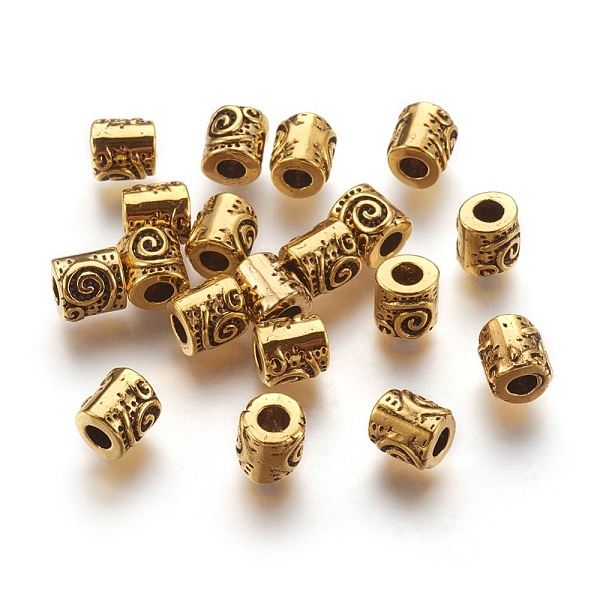 PandaHall Tibetan Style Alloy Beads, Column, Antique Golden, Lead Free & Cadmium Free & Nickel Free, 6x6mm, Hole: 2.5mm Alloy Column
PandaHall Tibetan Style Alloy Beads, Column, Antique Golden, Lead Free & Cadmium Free & Nickel Free, 6x6mm, Hole: 2.5mm Alloy Column