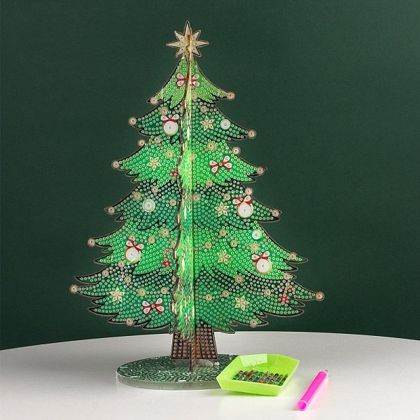 PandaHall DIY Christmas Tree Display Decor Diamond Painting Kits, Including Plastic Board, Resin Rhinestones, Pen, Tray Plate and Glue Clay...
PandaHall DIY Christmas Tree Display Decor Diamond Painting Kits, Including Plastic Board, Resin Rhinestones, Pen, Tray Plate and Glue Clay...