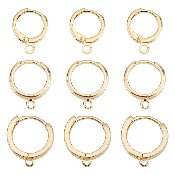 PandaHall BENECREAT 24Pcs 3 Size Brass Huggie Hoop Earring Findings, with Horizontal Loop, Nickel Free, Real 18K Gold Plated...
PandaHall BENECREAT 24Pcs 3 Size Brass Huggie Hoop Earring Findings, with Horizontal Loop, Nickel Free, Real 18K Gold Plated...