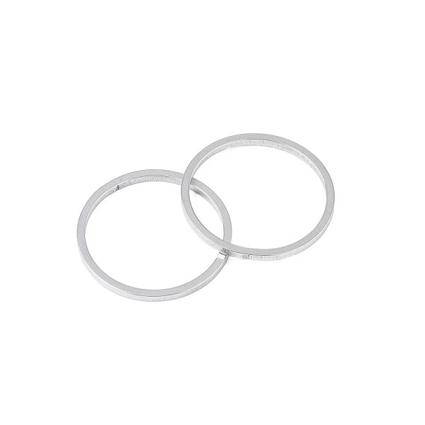 PandaHall 304 Stainless Steel Linking Ring, Stainless Steel Color, 18x1mm, Inner Diameter: 16mm 304 Stainless Steel Ring
PandaHall 304 Stainless Steel Linking Ring, Stainless Steel Color, 18x1mm, Inner Diameter: 16mm 304 Stainless Steel Ring