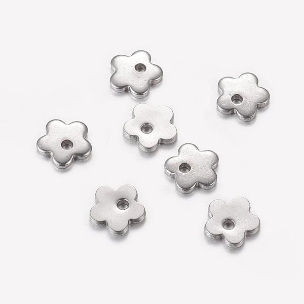 PandaHall 201 Stainless Steel Stamping Blank Tag Pendants, Flower, 6x6x0.6mm, Hole: 1mm 201 Stainless Steel Flower
PandaHall 201 Stainless Steel Stamping Blank Tag Pendants, Flower, 6x6x0.6mm, Hole: 1mm 201 Stainless Steel Flower