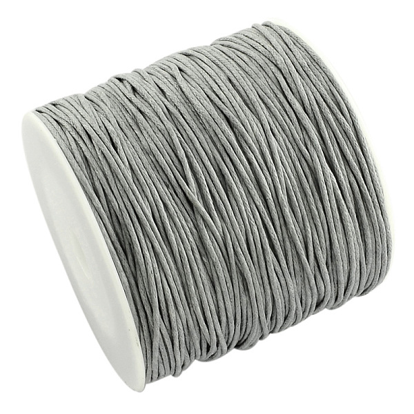 PandaHall Eco-Friendly Waxed Cotton Thread Cords, Macrame Beading Cords, for Bracelet Necklace Jewelry Making, Light Grey, 1mm, about..., Gray
PandaHall Eco-Friendly Waxed Cotton Thread Cords, Macrame Beading Cords, for Bracelet Necklace Jewelry Making, Light Grey, 1mm, about..., Gray