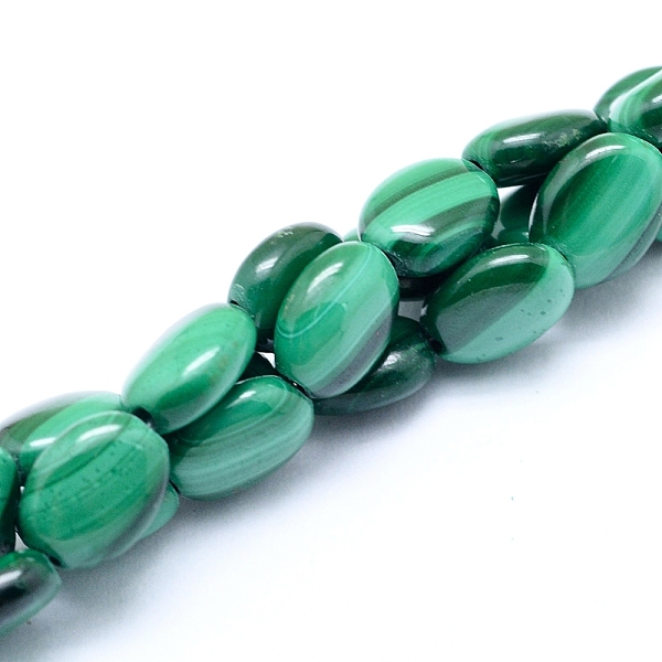 PandaHall Natural Malachite Beads Strands, Oval, 9.5~10x8x5mm, Hole: 0.8mm, about 43pcs/strand, 15.75 inch(40cm) Malachite Oval
PandaHall Natural Malachite Beads Strands, Oval, 9.5~10x8x5mm, Hole: 0.8mm, about 43pcs/strand, 15.75 inch(40cm) Malachite Oval