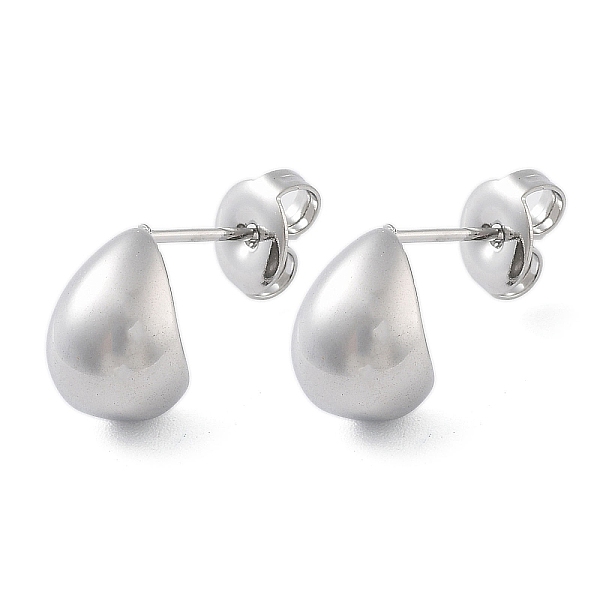 PandaHall 304 Stainless Steel Stud Earrings, Teardrop, Stainless Steel Color, 10x8mm 304 Stainless Steel Teardrop
PandaHall 304 Stainless Steel Stud Earrings, Teardrop, Stainless Steel Color, 10x8mm 304 Stainless Steel Teardrop
