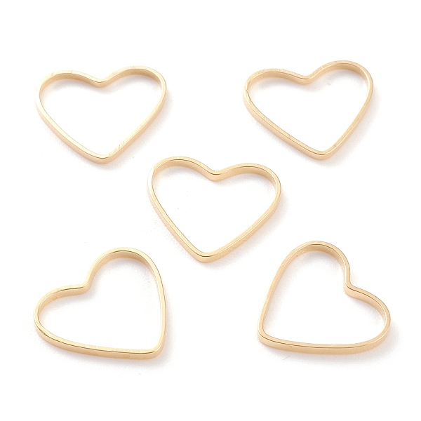 PandaHall Brass Linking Rings, Long-Lasting Plated, Heart, Real 24K Gold Plated, 6x7.5x1mm, Inner Diameter: 6x5mm Brass Heart
PandaHall Brass Linking Rings, Long-Lasting Plated, Heart, Real 24K Gold Plated, 6x7.5x1mm, Inner Diameter: 6x5mm Brass Heart