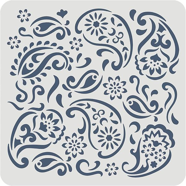 PandaHall FINGERINSPIRE Paisley Stencil 30x30cm Mandala Paisley Stencil Template Plastic Paisley Flowers Pattern Stencil Large Reusable..., White
PandaHall FINGERINSPIRE Paisley Stencil 30x30cm Mandala Paisley Stencil Template Plastic Paisley Flowers Pattern Stencil Large Reusable..., White