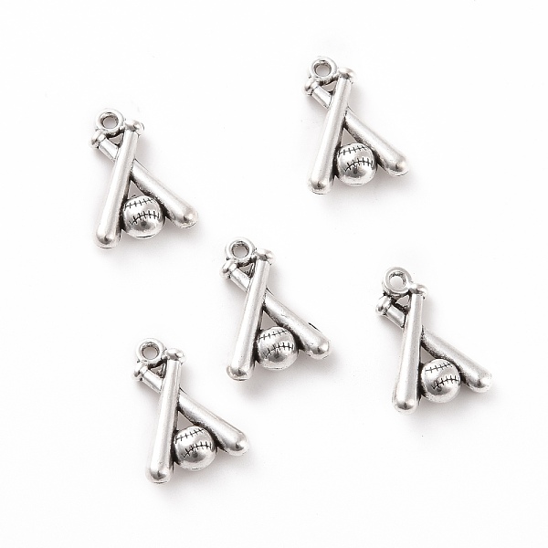 PandaHall Tibetan Style Alloy Pendants, Baseball Bat, Antique Silver, 18.5x13.5x5mm, Hole: 1.6mm, 100pcs/bag Alloy Sports
PandaHall Tibetan Style Alloy Pendants, Baseball Bat, Antique Silver, 18.5x13.5x5mm, Hole: 1.6mm, 100pcs/bag Alloy Sports