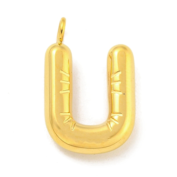 PandaHall Ion Plating(IP) 304 Stainless Steel Pendants, Letter Charm, Golden, Letter U, 17x10.5x3mm, Hole: 2mm 304 Stainless Steel Letter U
PandaHall Ion Plating(IP) 304 Stainless Steel Pendants, Letter Charm, Golden, Letter U, 17x10.5x3mm, Hole: 2mm 304 Stainless Steel Letter U
