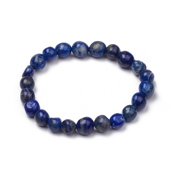 PandaHall Natural Lapis Lazuli Stretch Beaded Bracelets, Tumbled Stone, Nuggets, 1-7/8 inch~2-1/8 inch(4.8~5.5cm), Beads: 6~15x6~11x3~11mm...
PandaHall Natural Lapis Lazuli Stretch Beaded Bracelets, Tumbled Stone, Nuggets, 1-7/8 inch~2-1/8 inch(4.8~5.5cm), Beads: 6~15x6~11x3~11mm...