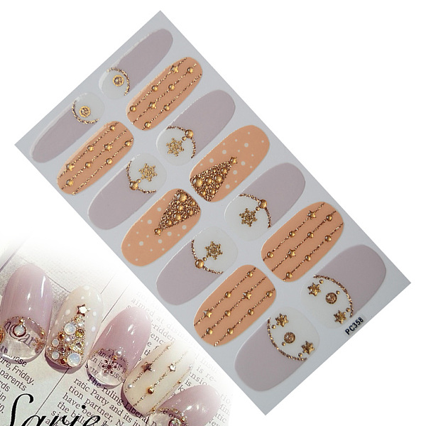 PandaHall Full Cover Nail Art Stickers, Self-adhesive, For Nail Tips Decorations, Snowflake Pattern, Colorful, 10.5x5.7cm Paper Others
PandaHall Full Cover Nail Art Stickers, Self-adhesive, For Nail Tips Decorations, Snowflake Pattern, Colorful, 10.5x5.7cm Paper Others