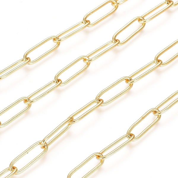 PandaHall 3.28 Feet Soldered Brass Paperclip Chains, Drawn Elongated Cable Chains, Cadmium Free & Lead Free, Long-Lasting Plated, Real 18K...
PandaHall 3.28 Feet Soldered Brass Paperclip Chains, Drawn Elongated Cable Chains, Cadmium Free & Lead Free, Long-Lasting Plated, Real 18K...