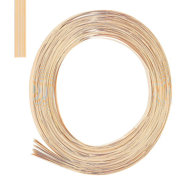 PandaHall Flat Natural Bamboo Wicker Strips, Solid Weaving Material, for DIY, Furniture Knitting, BurlyWood, 10x0.5mm, 3m/strands, 20..., Orange
PandaHall Flat Natural Bamboo Wicker Strips, Solid Weaving Material, for DIY, Furniture Knitting, BurlyWood, 10x0.5mm, 3m/strands, 20..., Orange