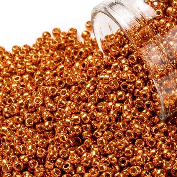 PandaHall TOHO Round Seed Beads, Japanese Seed Beads, (PF562) PermaFinish Burnt Orange Metallic, 11/0, 2.2mm, Hole: 0.8mm, about 5555pcs/50g...
PandaHall TOHO Round Seed Beads, Japanese Seed Beads, (PF562) PermaFinish Burnt Orange Metallic, 11/0, 2.2mm, Hole: 0.8mm, about 5555pcs/50g...