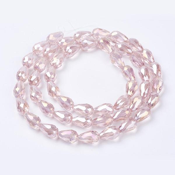 PandaHall Electroplate Glass Beads Strands, AB Color Plated, Faceted Teardrop, Pink, 15x10mm, Hole: 1mm, 50pcs/strand, 27.1 inch Glass...
PandaHall Electroplate Glass Beads Strands, AB Color Plated, Faceted Teardrop, Pink, 15x10mm, Hole: 1mm, 50pcs/strand, 27.1 inch Glass...