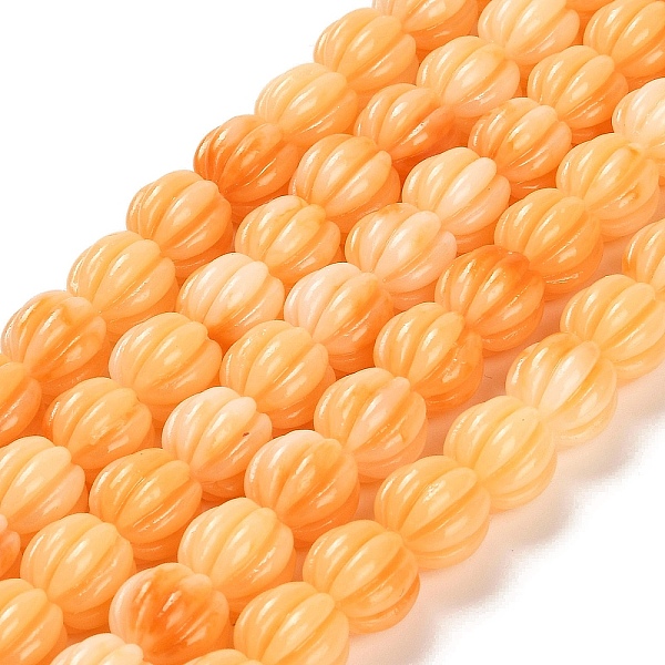 PandaHall Synthetic Coral Beads Strands, Grooved Round, Dyed, Orange, 11mm, Hole: 2mm, about 35pcs/strand, 14.37 inch(36.5cm) Synthetic...
PandaHall Synthetic Coral Beads Strands, Grooved Round, Dyed, Orange, 11mm, Hole: 2mm, about 35pcs/strand, 14.37 inch(36.5cm) Synthetic...
