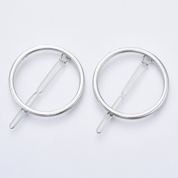 PandaHall Alloy Hollow Geometric Hair Pin, Ponytail Holder Statement, Hair Accessories for Women, Cadmium Free & Lead Free, Ring, Platinum...
PandaHall Alloy Hollow Geometric Hair Pin, Ponytail Holder Statement, Hair Accessories for Women, Cadmium Free & Lead Free, Ring, Platinum...