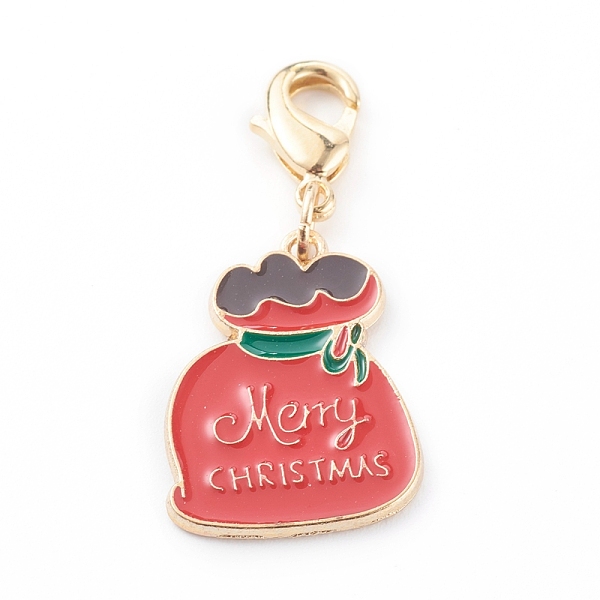 PandaHall Christmas Themed Alloy Enamel Pendants, with Brass Lobster Claw Clasps, Christmas Gift, Red, 36mm Alloy+Enamel Others Red
PandaHall Christmas Themed Alloy Enamel Pendants, with Brass Lobster Claw Clasps, Christmas Gift, Red, 36mm Alloy+Enamel Others Red
