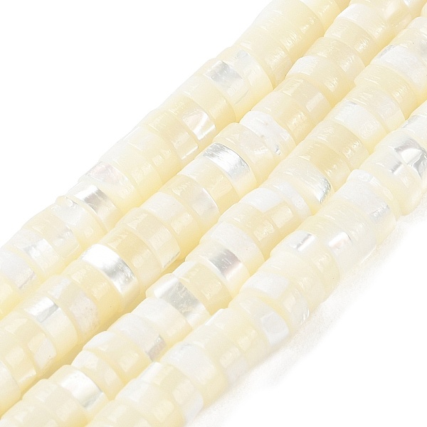 PandaHall Natural Trochus Shell Beads Strands, Flat Round/Disc, Heishi Beads, Faceted, Floral White, 5~6x2~2.5mm, Hole: 1mm, about...
PandaHall Natural Trochus Shell Beads Strands, Flat Round/Disc, Heishi Beads, Faceted, Floral White, 5~6x2~2.5mm, Hole: 1mm, about...