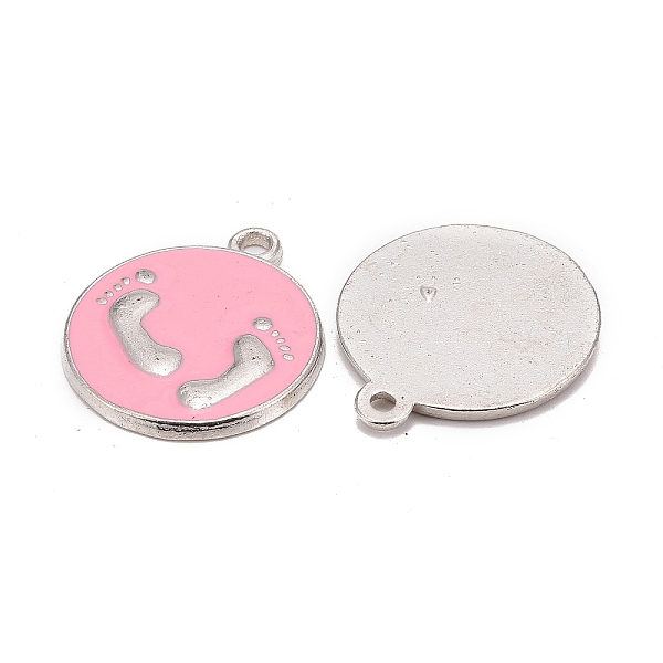 PandaHall Alloy Enamel Pendants, Lead Free and Cadmium Free, with Footprint, Platinum, Pink, about 23mm long, 20mm wide, 2mm thick, hole...
PandaHall Alloy Enamel Pendants, Lead Free and Cadmium Free, with Footprint, Platinum, Pink, about 23mm long, 20mm wide, 2mm thick, hole...