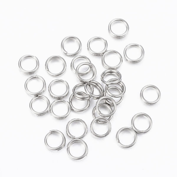 PandaHall 304 Stainless Steel Split Rings, Double Loops Jump Rings, Stainless Steel Color, 4.5x1mm, about 3.5mm inner diameter 304 Stainless...
PandaHall 304 Stainless Steel Split Rings, Double Loops Jump Rings, Stainless Steel Color, 4.5x1mm, about 3.5mm inner diameter 304 Stainless...