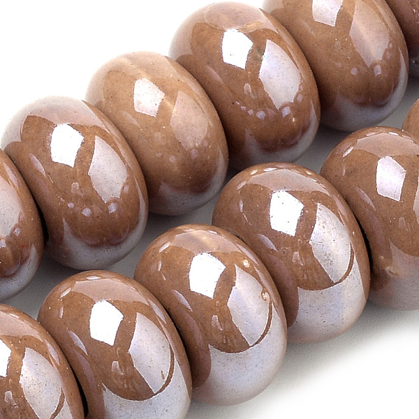 PandaHall Handmade Porcelain Beads, Pearlized, Rondelle, Camel, 13x8.5~9mm, Hole: 5mm Porcelain Rondelle Brown
PandaHall Handmade Porcelain Beads, Pearlized, Rondelle, Camel, 13x8.5~9mm, Hole: 5mm Porcelain Rondelle Brown