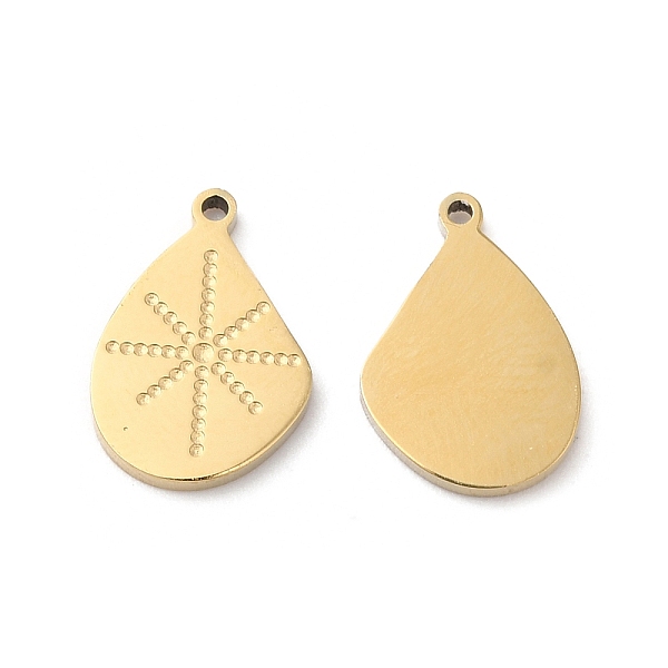 PandaHall Ion Plating(IP) 316L Surgical Stainless Steel Charms, Irregular Teardrop Charm, Textured, Real 18K Gold Plated, 11.8x8x1mm, Hole...
PandaHall Ion Plating(IP) 316L Surgical Stainless Steel Charms, Irregular Teardrop Charm, Textured, Real 18K Gold Plated, 11.8x8x1mm, Hole...