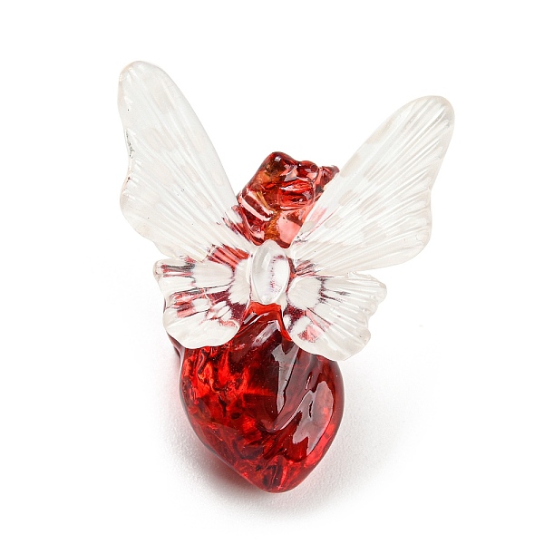 PandaHall Transparent Resin Pendants, Butterfly Red Heart Charms with Golden Plated Iron Loops, White, 34.5x28x18.5mm, Hole: 1.8mm...
PandaHall Transparent Resin Pendants, Butterfly Red Heart Charms with Golden Plated Iron Loops, White, 34.5x28x18.5mm, Hole: 1.8mm...