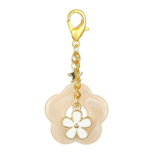 PandaHall Acrylic Flower Pendants Decorations, Alloy Enamel and Alloy Lobster Claw Clasps Charms, Wheat, 356mm Acrylic Flower Orange
PandaHall Acrylic Flower Pendants Decorations, Alloy Enamel and Alloy Lobster Claw Clasps Charms, Wheat, 356mm Acrylic Flower Orange