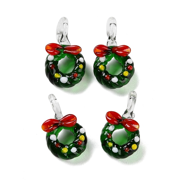 PandaHall Christmas Series Handmade Lampwork Pendants, Bell, 31~33x17~18x9~10mm, Hole: 5~5.5mm Lampwork Bell
PandaHall Christmas Series Handmade Lampwork Pendants, Bell, 31~33x17~18x9~10mm, Hole: 5~5.5mm Lampwork Bell