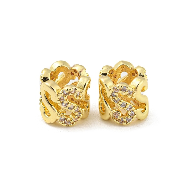 PandaHall Brass Micro Pave Cubic Zirconia European Beads, Large Hole Beads, Long-Lasting Plated, Lead Free & Cadmium Free, Hollow Column...
PandaHall Brass Micro Pave Cubic Zirconia European Beads, Large Hole Beads, Long-Lasting Plated, Lead Free & Cadmium Free, Hollow Column...