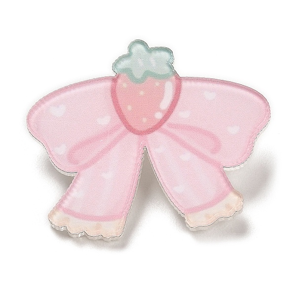 PandaHall Cartoon Style Acrylic Brooch, Platinum Iron Pin for Backpack Clothes, Bowknot, 25x30x2mm Acrylic Bowknot Pink
PandaHall Cartoon Style Acrylic Brooch, Platinum Iron Pin for Backpack Clothes, Bowknot, 25x30x2mm Acrylic Bowknot Pink