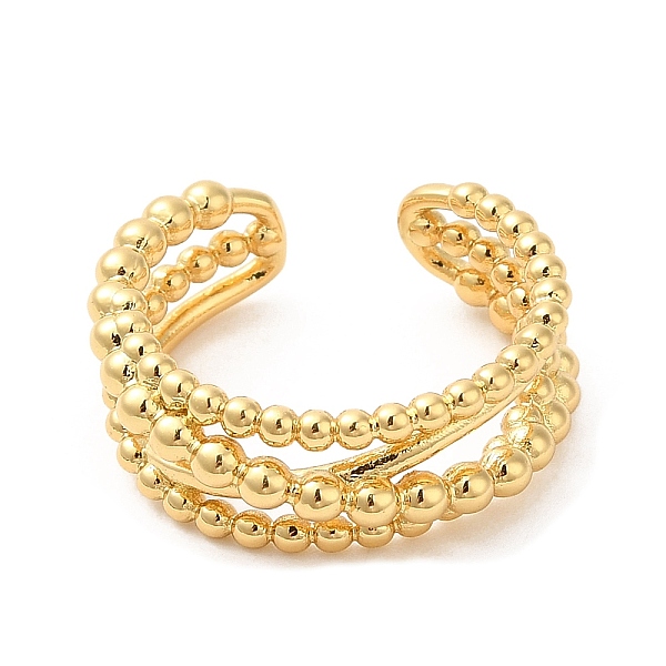 PandaHall Rack Plating Brass Criss Cross Open Cuff Rings for Women, Cadmium Free & Lead Free, Real 18K Gold Plated, Inner Diameter: 17mm...
PandaHall Rack Plating Brass Criss Cross Open Cuff Rings for Women, Cadmium Free & Lead Free, Real 18K Gold Plated, Inner Diameter: 17mm...