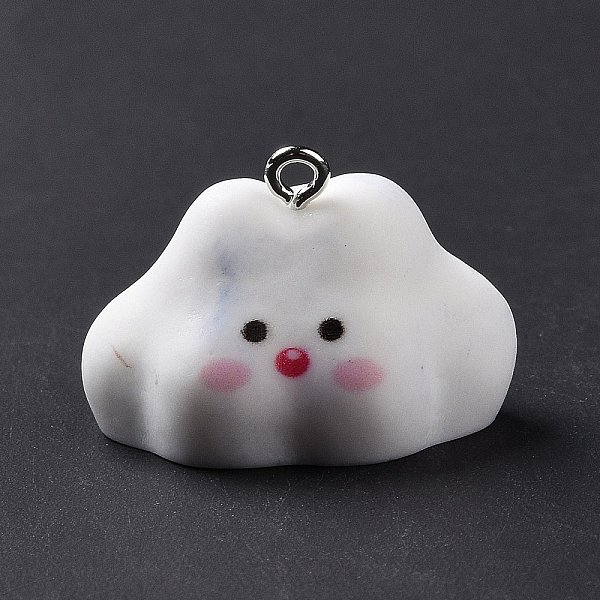 PandaHall Opaque Resin Pendants, Cartoon Cloud Charms, with Platinum Tone Iron Loops, White, 19.5x27x21mm, Hole: 2mm Iron+Resin Cloud White
PandaHall Opaque Resin Pendants, Cartoon Cloud Charms, with Platinum Tone Iron Loops, White, 19.5x27x21mm, Hole: 2mm Iron+Resin Cloud White