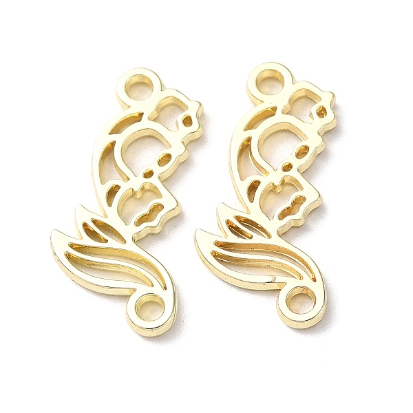 PandaHall Eco-Friendly Alloy Connector Charms, Hollow Flower Links, Golden, 19x9.5~10x1mm, Hole: 1.6mm Alloy Flower
PandaHall Eco-Friendly Alloy Connector Charms, Hollow Flower Links, Golden, 19x9.5~10x1mm, Hole: 1.6mm Alloy Flower