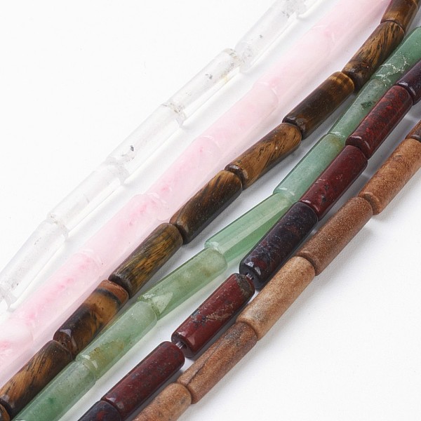 PandaHall Natural Mixed Gemstone Beads Strands, Column, Mixed Color, 13x4mm, Hole: 1mm Mixed Stone Column Multicolor
PandaHall Natural Mixed Gemstone Beads Strands, Column, Mixed Color, 13x4mm, Hole: 1mm Mixed Stone Column Multicolor