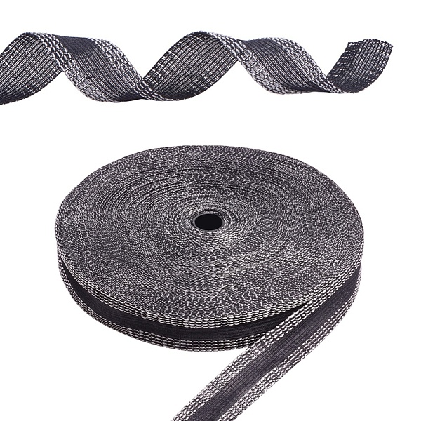 PandaHall Cotton Ribbon, with Adhesive, for Clothes Sewing Craft Trim Lace, Black, 24mm, about 50yard/roll Cotton None Black
PandaHall Cotton Ribbon, with Adhesive, for Clothes Sewing Craft Trim Lace, Black, 24mm, about 50yard/roll Cotton None Black