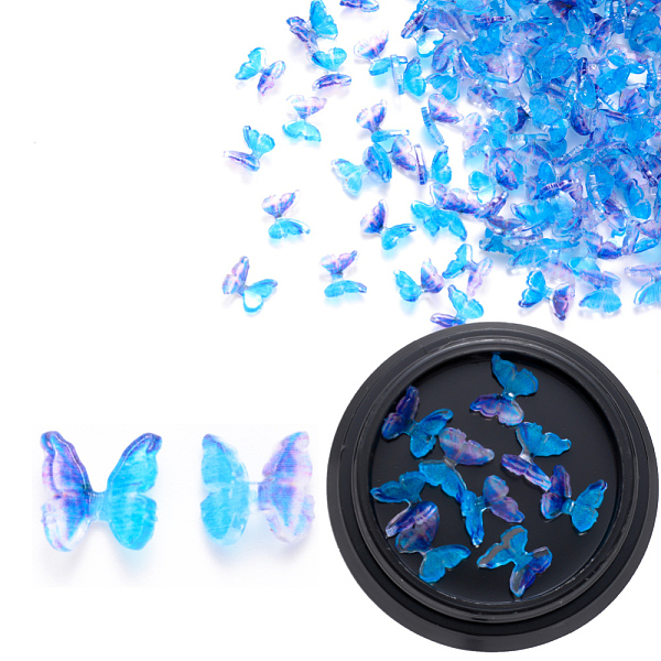 PandaHall Resin Cabochons, Nail Art Decoration Accessories, 3D Butterfly, Deep Sky Blue, 6~7x5~8x2~4mm, 10pcs/box Resin Butterfly Blue
PandaHall Resin Cabochons, Nail Art Decoration Accessories, 3D Butterfly, Deep Sky Blue, 6~7x5~8x2~4mm, 10pcs/box Resin Butterfly Blue
