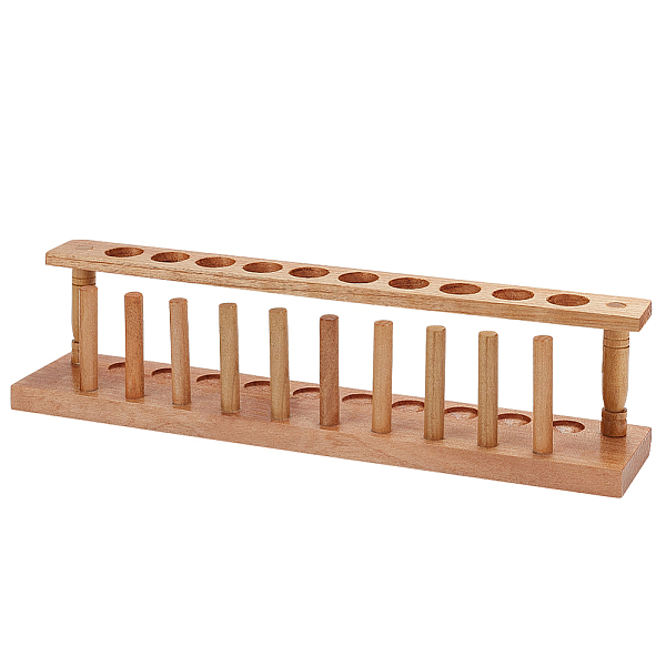 PandaHall Wood Test Tube Holder Stand, Lab Supplies, Sandy Brown, 36x6.9x8.5cm Wood
PandaHall Wood Test Tube Holder Stand, Lab Supplies, Sandy Brown, 36x6.9x8.5cm Wood