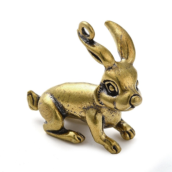 PandaHall Brass Pendants, Antique Golden, Rabbit, 28x11.5x29mm, Hole: 1.8mm Brass Rabbit
PandaHall Brass Pendants, Antique Golden, Rabbit, 28x11.5x29mm, Hole: 1.8mm Brass Rabbit