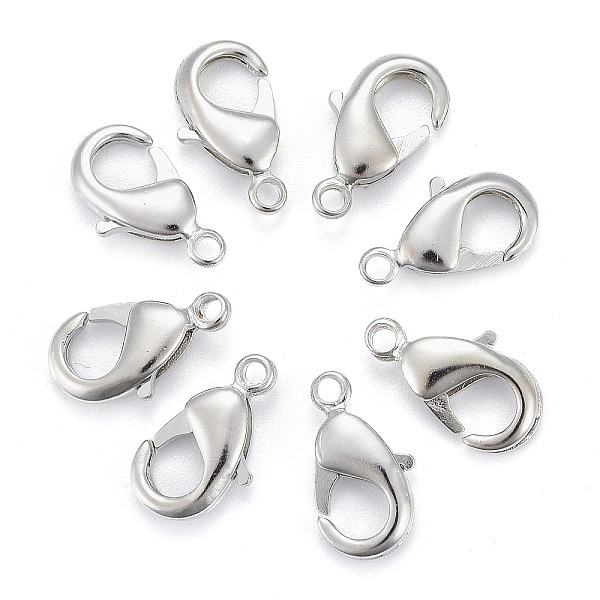 PandaHall Brass Lobster Claw Clasps, Parrot Trigger Clasps, Cadmium Free & Nickel Free & Lead Free, Platinum, 12x7x3mm, Hole: 1mm Brass...
PandaHall Brass Lobster Claw Clasps, Parrot Trigger Clasps, Cadmium Free & Nickel Free & Lead Free, Platinum, 12x7x3mm, Hole: 1mm Brass...