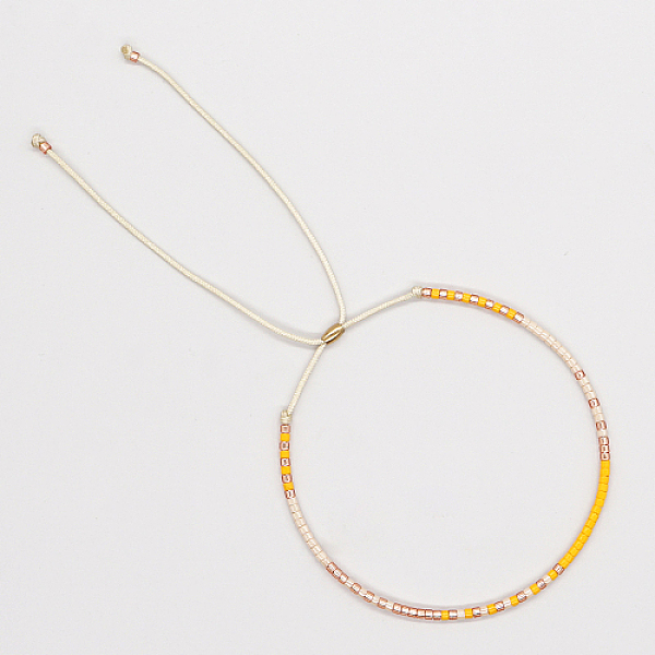 PandaHall Glass Seed Braided Bead Bracelet, Adjustable Bracelet, Gold, No Size Glass Gold
PandaHall Glass Seed Braided Bead Bracelet, Adjustable Bracelet, Gold, No Size Glass Gold