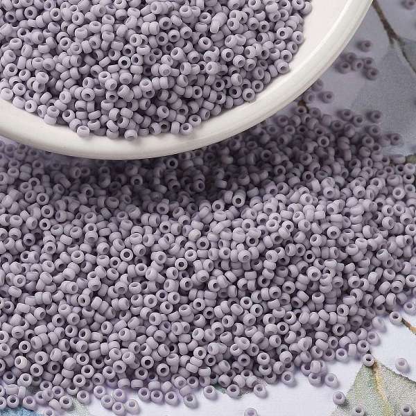 PandaHall MIYUKI Round Rocailles Beads, Japanese Seed Beads, 15/0, (RR2025) Matte Opaque Light Mauve, 1.5mm, Hole: 0.7mm, about..., Purple
PandaHall MIYUKI Round Rocailles Beads, Japanese Seed Beads, 15/0, (RR2025) Matte Opaque Light Mauve, 1.5mm, Hole: 0.7mm, about..., Purple