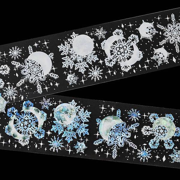 PandaHall Winter Theme PET Waterproof Adhesive Tape, Snowflake Decorative Tape for DIY Scrapbooking, Card Making, Moon, 50x0.1mm, 2m/roll...
PandaHall Winter Theme PET Waterproof Adhesive Tape, Snowflake Decorative Tape for DIY Scrapbooking, Card Making, Moon, 50x0.1mm, 2m/roll...