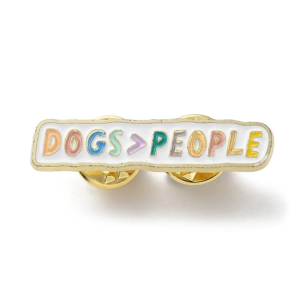 PandaHall Word Dogs>People Enamel Pins, Golden Zinc Alloy Brooch for Women, Colorful, 8.5x37x1.5mm Alloy+Enamel Rectangle
PandaHall Word Dogs>People Enamel Pins, Golden Zinc Alloy Brooch for Women, Colorful, 8.5x37x1.5mm Alloy+Enamel Rectangle