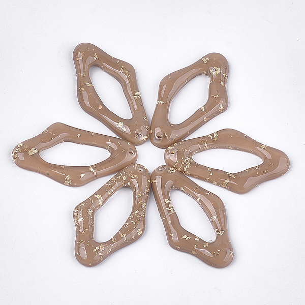 PandaHall Resin Pendants, with Gold Foil, Rhombus, Camel, 38.5x22x4mm, Hole: 1.8mm Resin Rhombus Brown
PandaHall Resin Pendants, with Gold Foil, Rhombus, Camel, 38.5x22x4mm, Hole: 1.8mm Resin Rhombus Brown